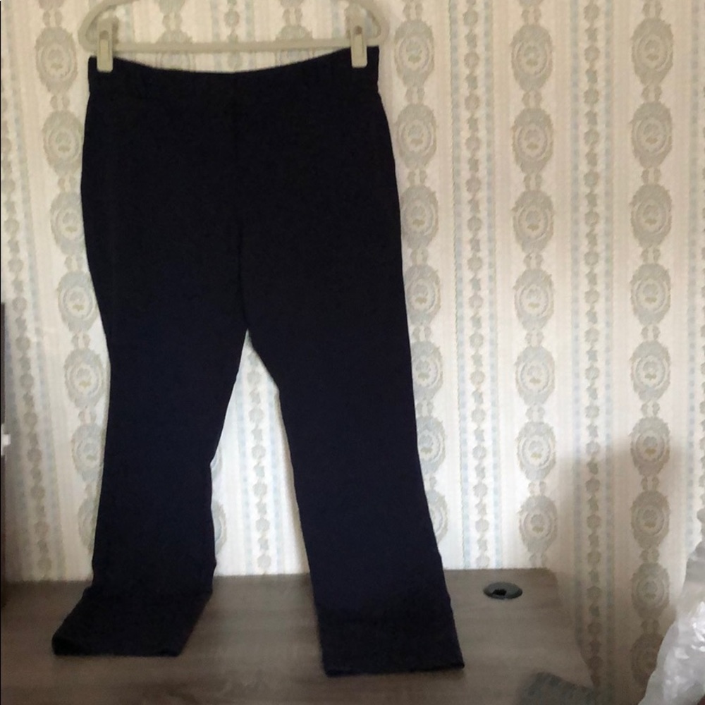 Anne Klein navy dress pants, straight, size 10